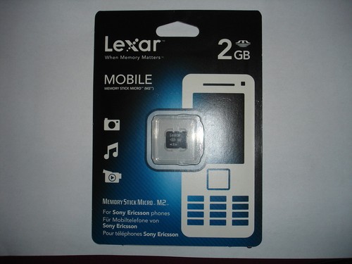 Lexar 2gb memory - 2gb, micro