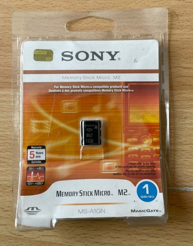 Sony memory stick micro 1gb - m2,