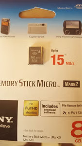 Sony msa8gu2 8gb memory stick - sony,