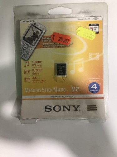 Memory stick micro sony 4gb - memory,