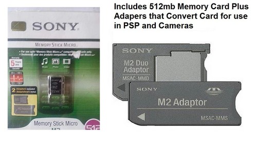 Sony 512mb memory stick - sony, m2